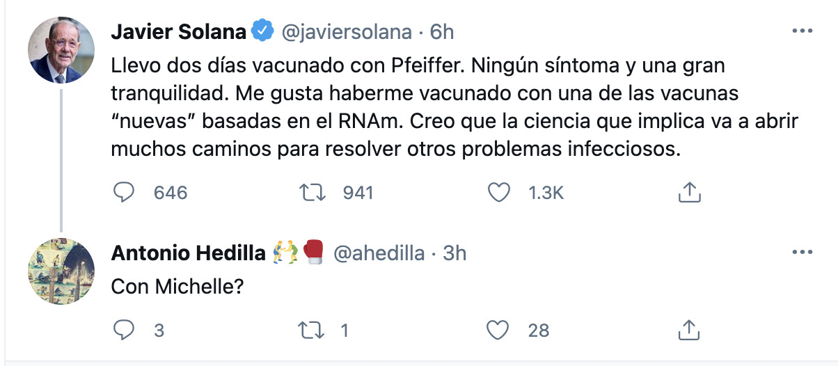 Comentario de un internauta / TWITTER