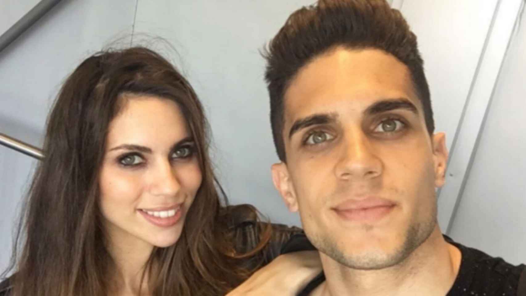 Marc Bartra y Melissa Jiménez se separan / REDES