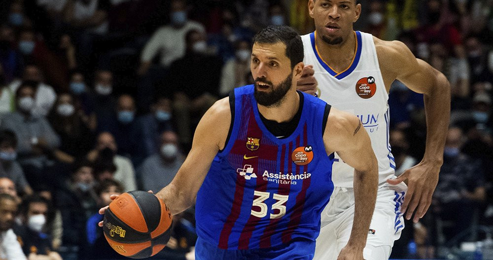 Mirotic, el héroe del Barça, en la final de la Copa contra el Real Madrid / FCB