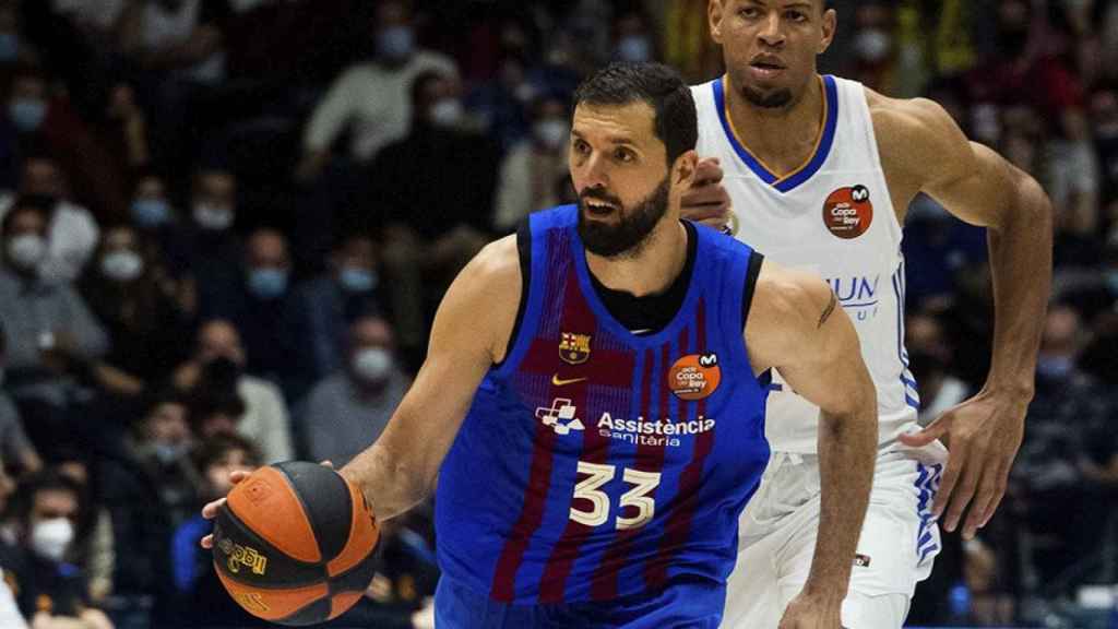 Mirotic, el héroe del Barça, en la final de la Copa contra el Real Madrid / FCB