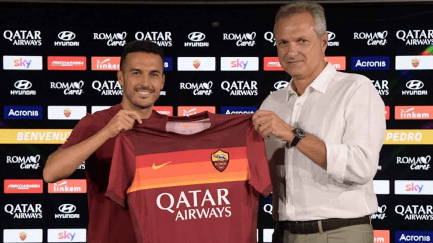 Pedro Rodriguez como jugador de la Roma / AS ROMA