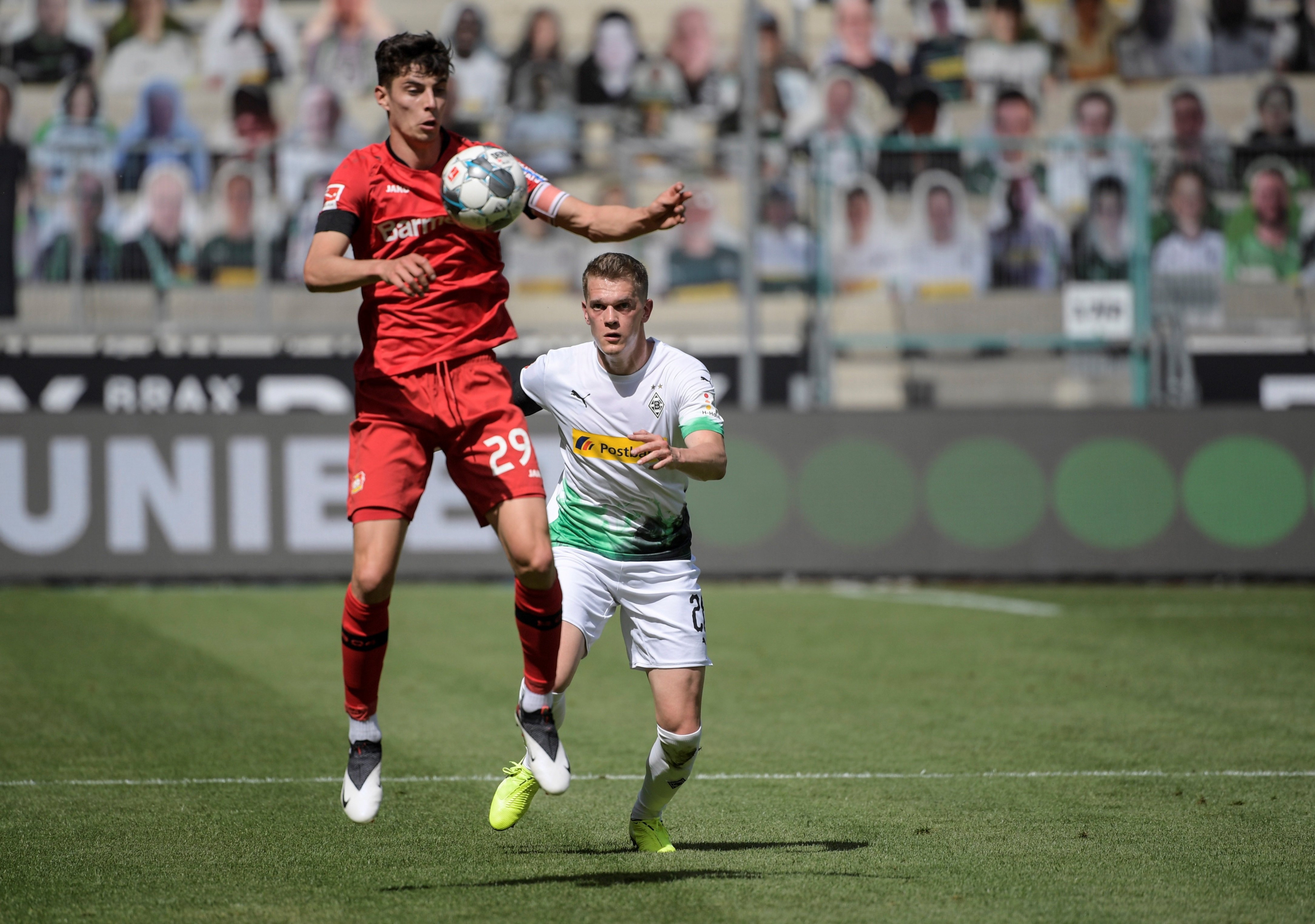 Havertz en una acción contra el Borussia Monchengladbach / EFE