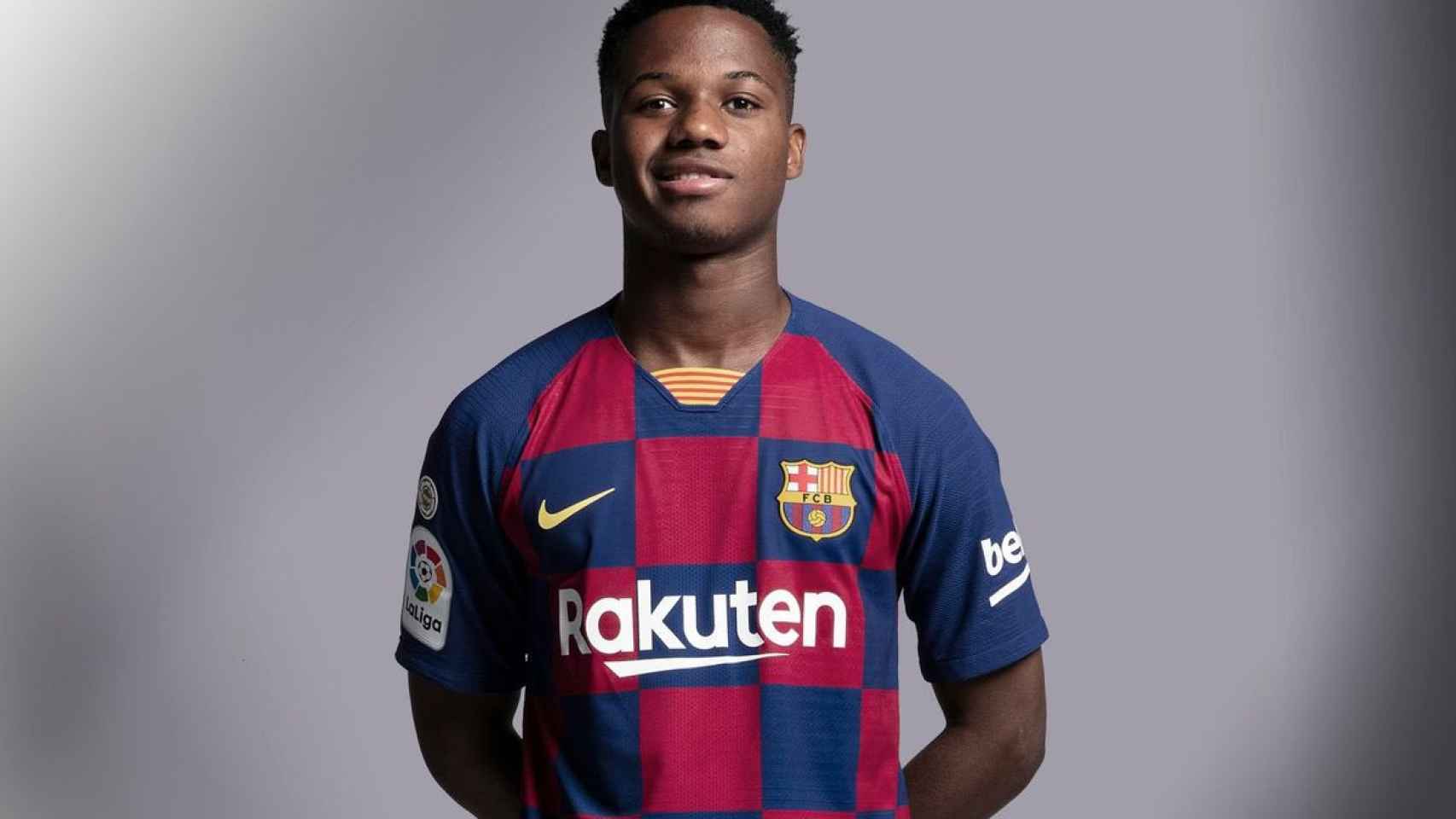 Ansu Fati en una foto oficial /FC BARCELONA