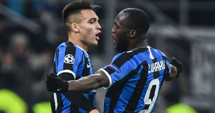 Lukaku y Lautaro, celebrando un gol con el Inter | EFE