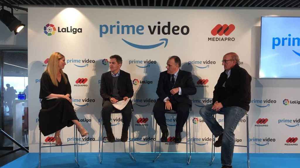 Acto de Amazon, la Liga y Mediapro / La Liga