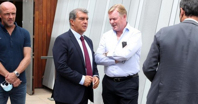 Joan Laporta y Ronald Koeman, condenados a entenderse / FCB