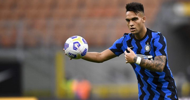 Lautaro Martínez, en un partido con el Inter de Milán | EFE