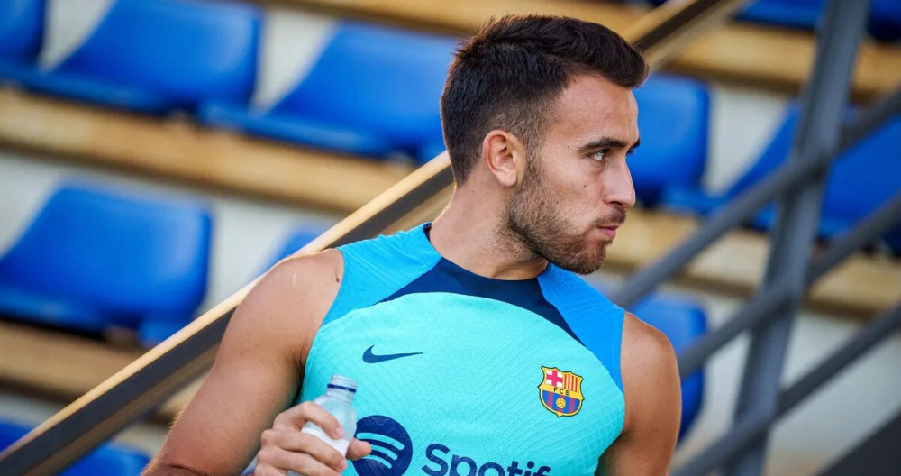 Eric García, defensa del Barça, en un entrenamiento / FCB