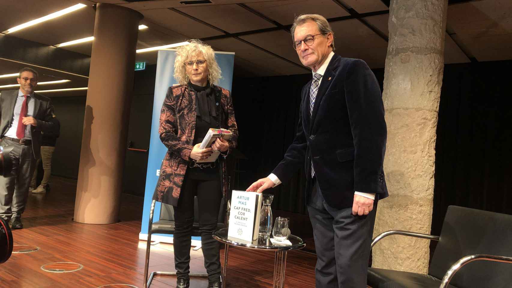 Artur Mas y Mònica Terribas, en la presentación del libro del expresidente celebrada en la Pedrera / CG