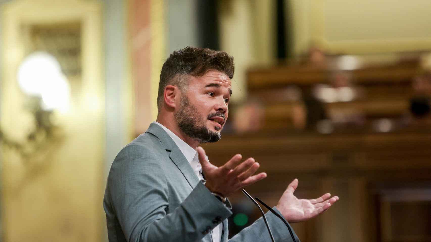 El portavoz de ERC en el Congreso, Gabriel Rufián / EUROPA PRESS