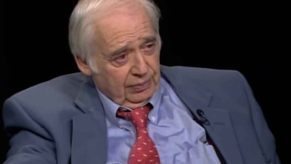 El crítico norteamericano Harold Bloom