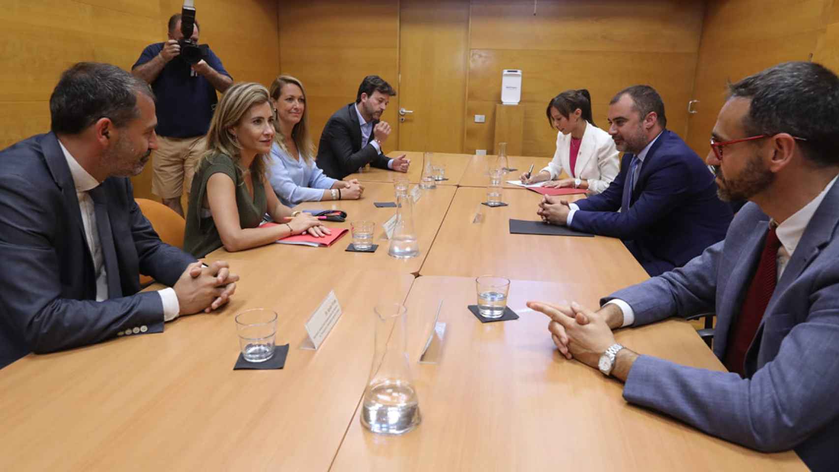 El Govern plantó el acto sobre la B-40 en el que participaron los alcaldes de Terrassa, Sabadell y Castellar del Vallès  /MINISTERIO DE TRANSPORTES