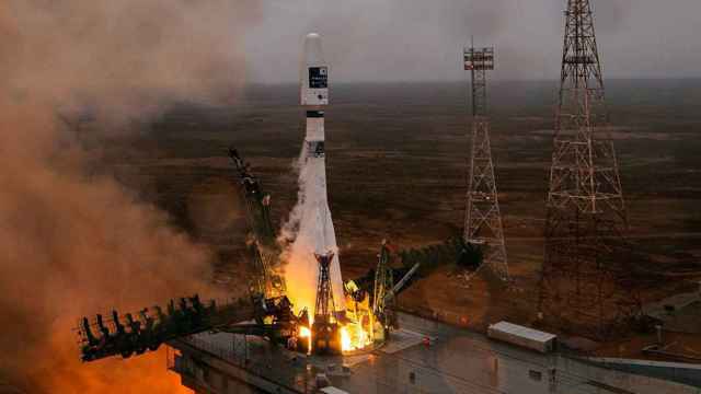 Lanzamiento del primer nanosatélite de la Generalitat, el 'Enxaneta', a bordo de un cohete Soyuz 2, en el cosmódromo de Baikonur (Kazajistán), el 22 de marzo de 2021 / GK LAUNCH SERVICES