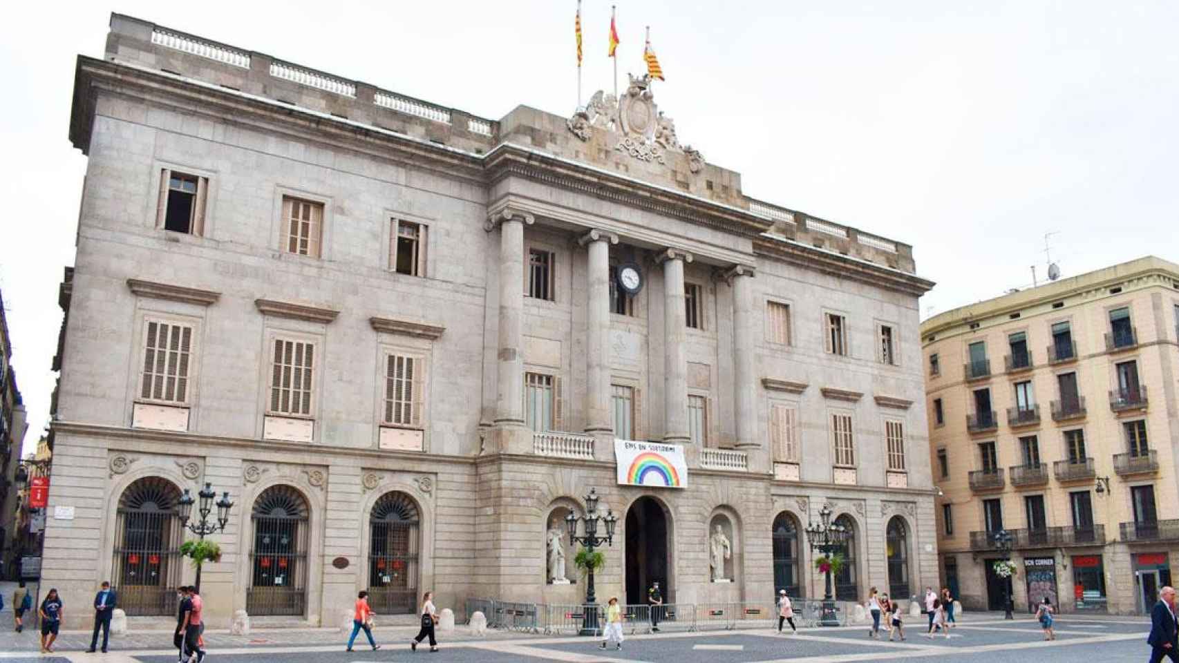 Fachada del Ayuntamiento de Barcelona / CG