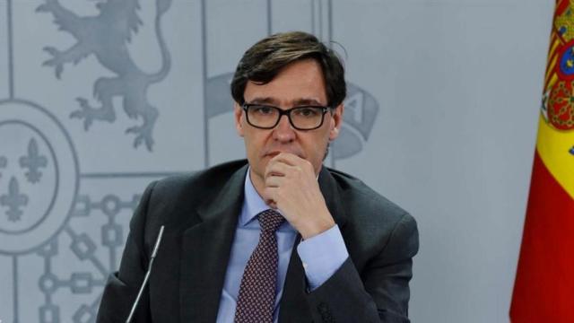 Salvador Illa, hablando del coronavirus / JJ GUILLÉN - EFE