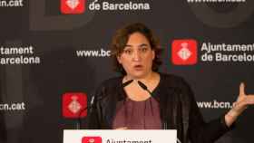 Ada Colau, alcaldesa de Barcelona, en una comparecencia pública anterior / EFE