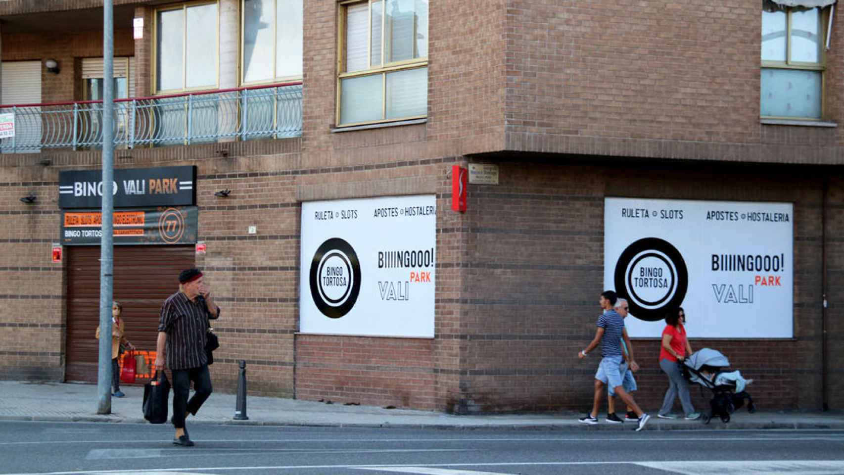 Imagen del bingo de Tortosa donde se produjo el tiroteo mortal / Cedida