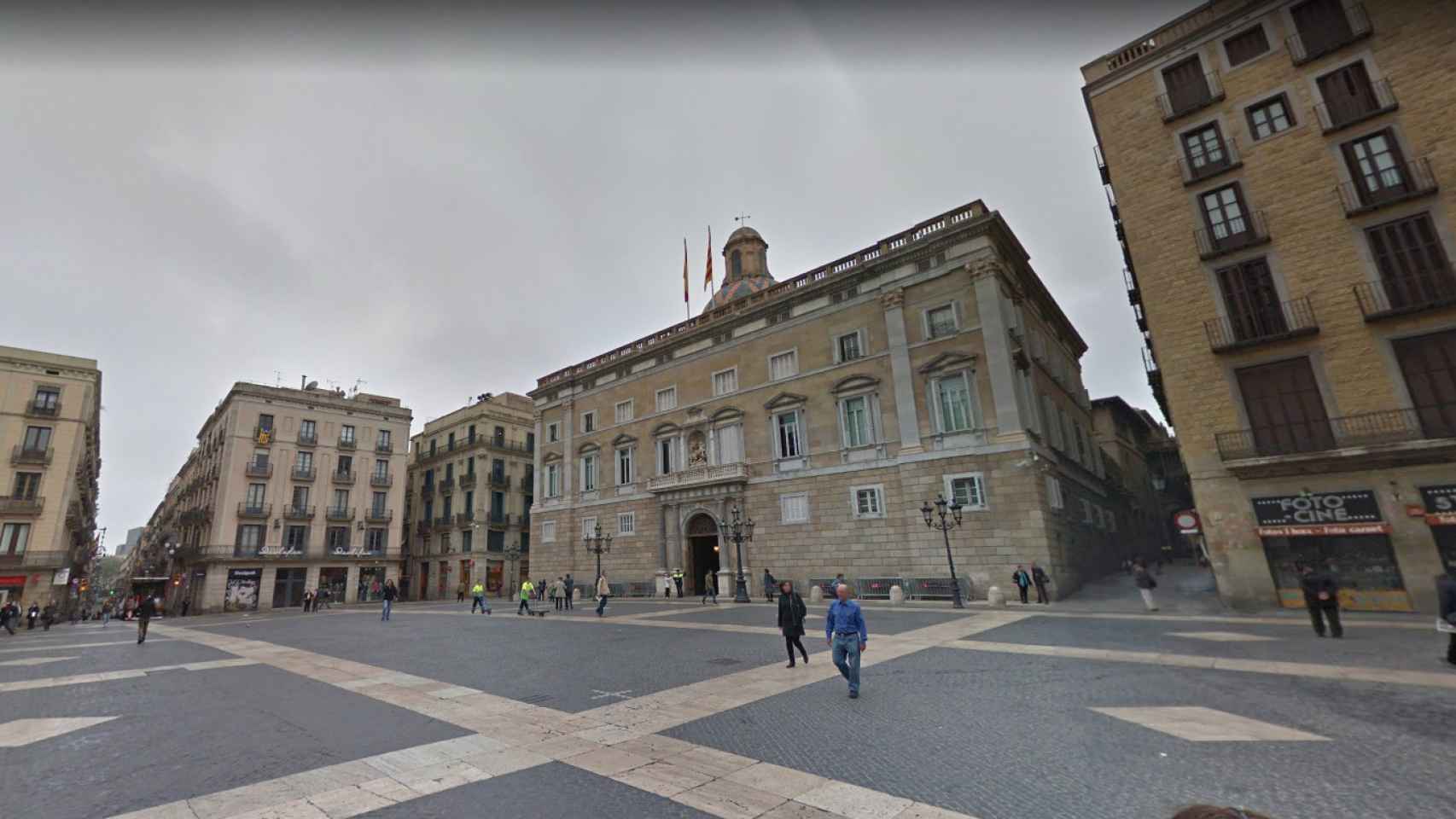 Palau de la Generalitat, sede del Govern de Cataluña / GOOGLE