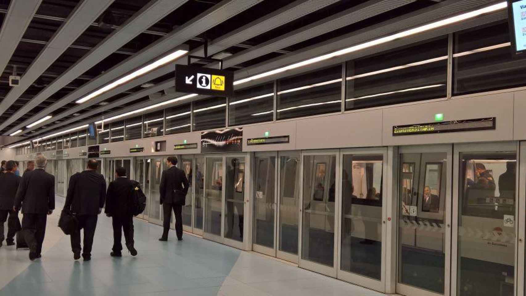 Estación de metro de la L9 del metro de Barcelona / CG