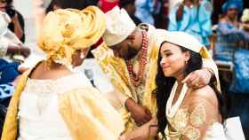 Imagen de una de las tradiciones de boda nigerianas en Barcelona / Cedida