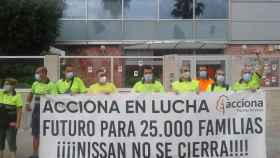 Trabajadores de Acciona subcontratados en Nissan / EP