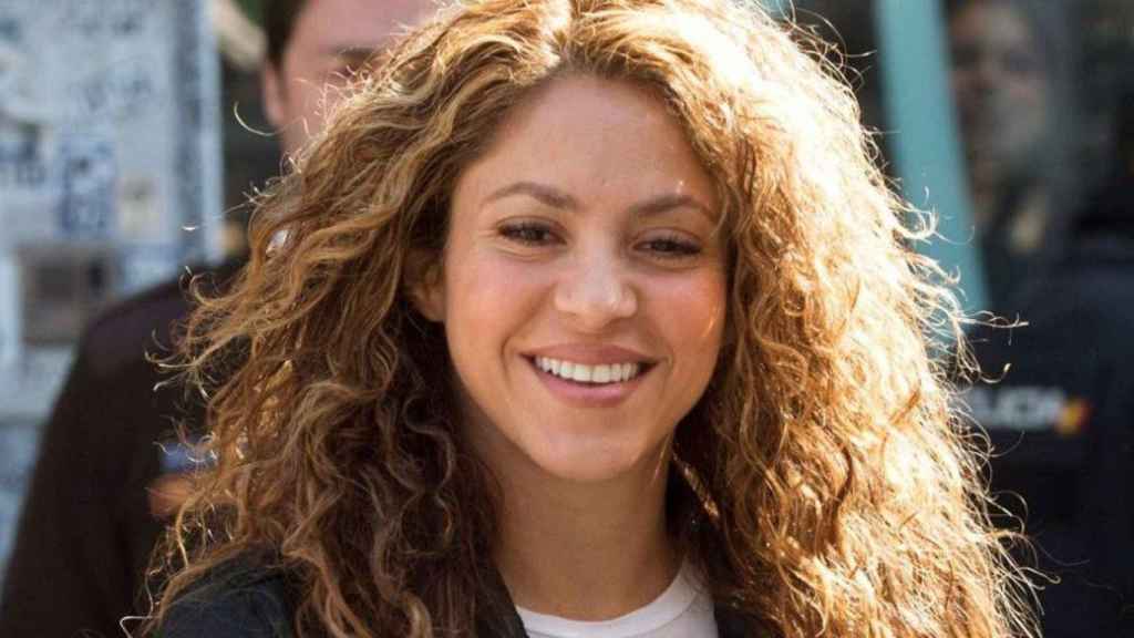 Shakira, sonriente durante un acto en Barcelona / EFE