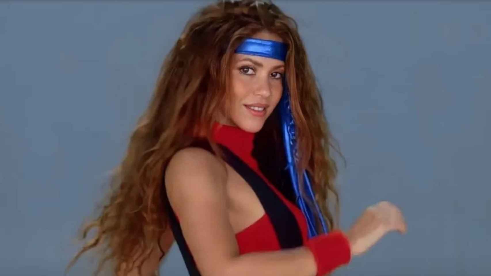 Shakira en su último videoclip, Girl like me