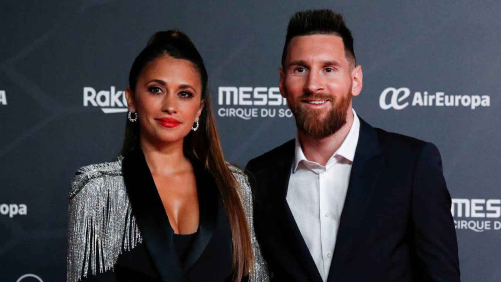 Messi y Antonella Roccuzzo / EFE