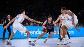 Nicolas Laprivottola, en una jugada de la final entre el Barça y el Real Madrid / FCB