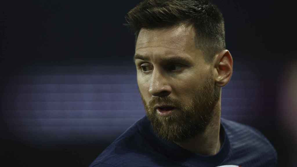 Messi, durante un partido de la actual temporada con el PSG / EFE