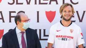 Ivan Rakitic, el día de su presentación como jugador del Sevilla / EFE