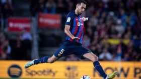 Sergio Busquets, durante un partido con el FC Barcelona / FCB