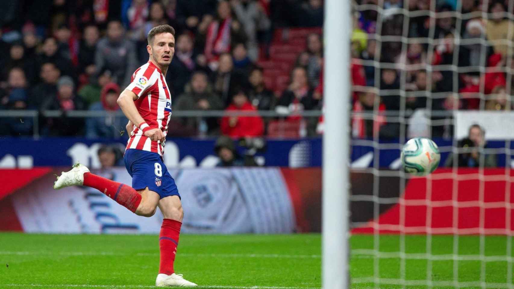 Saúl Ñíguez en un partido del Atlético de Madrid, en una imagen de archivo / EFE