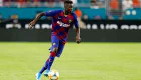 Moussa Wague con el Barça/ FC BARCELONA