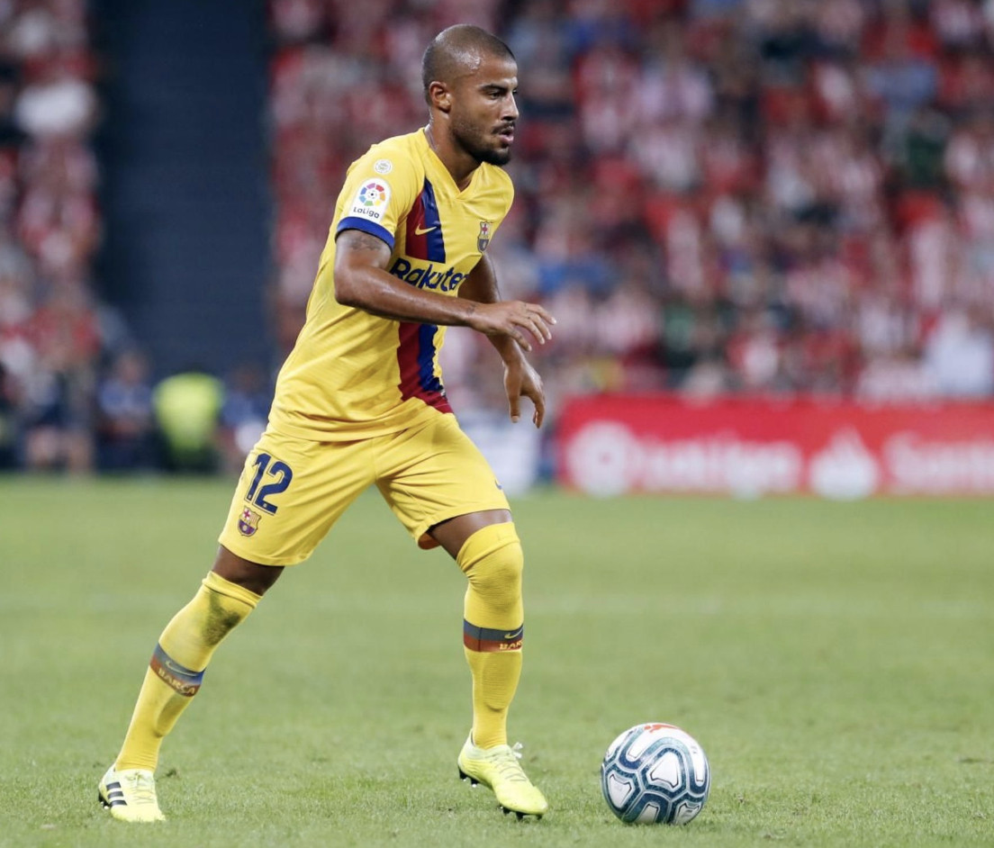 Una foto de Rafinha durante el partido ante el Athletic Club / FCB