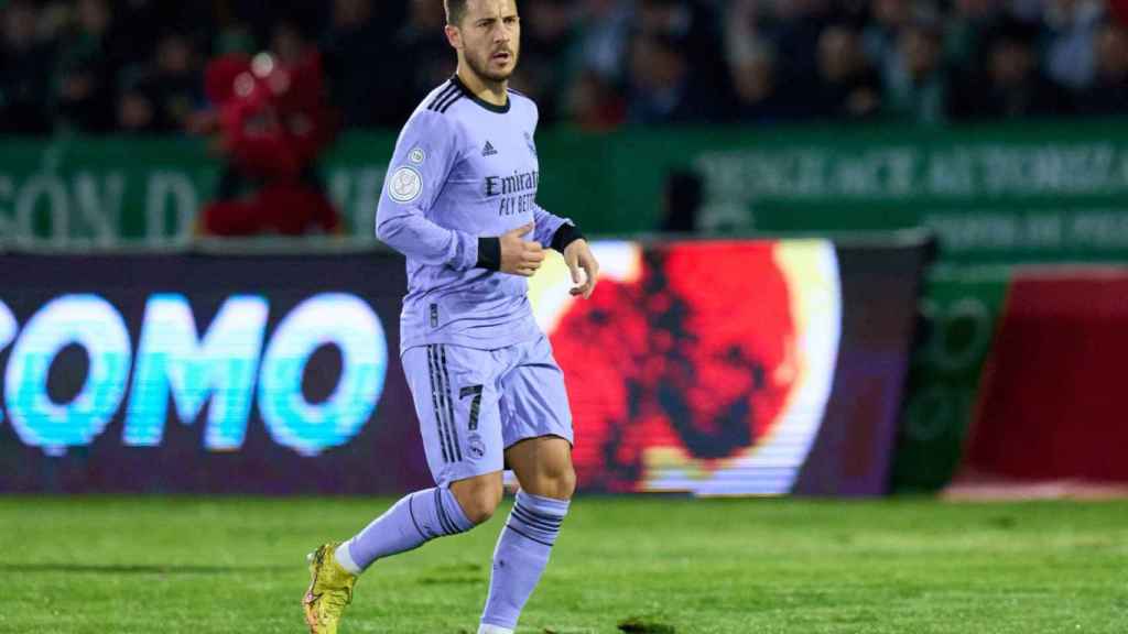 Hazard en un partido de Copa del Rey con el Real Madrid / REDES