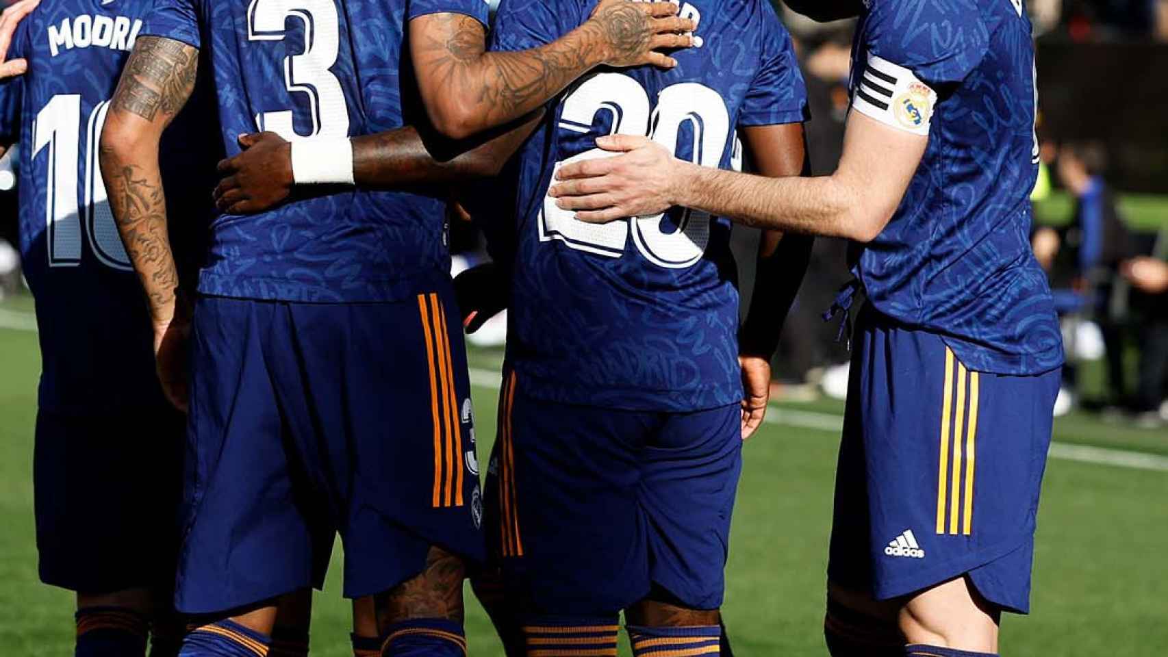 Jugadores del Real Madrid celebrando un gol / Real Madrid