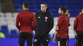 Gareth Bale, concentrado con la selección de Galés, en las eliminatorias para Qatar 2022 / EFE