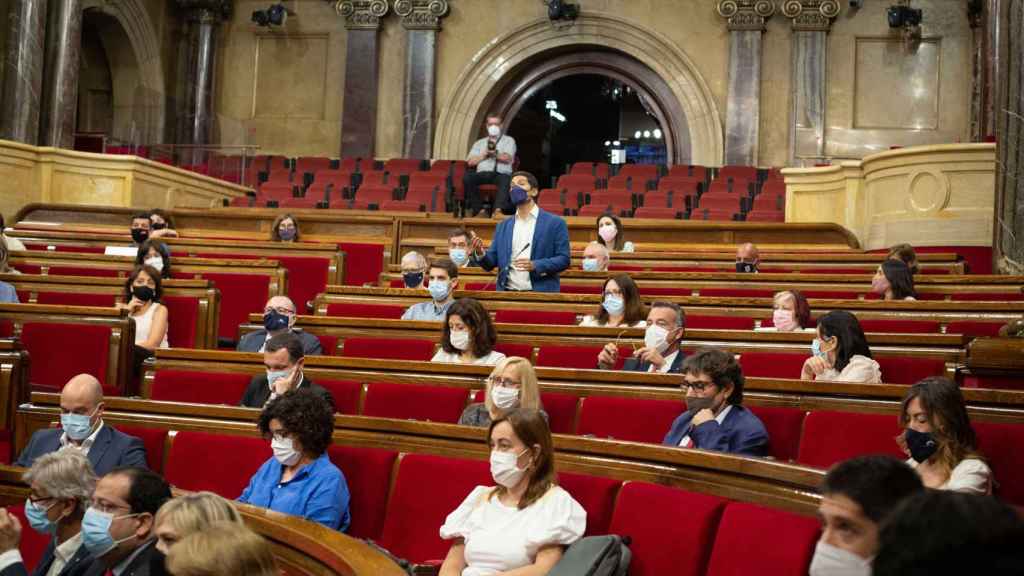 El portavoz de Cs en el Parlament, Nacho Martín Blanco, quien proponía reprobar a Cambray / EP