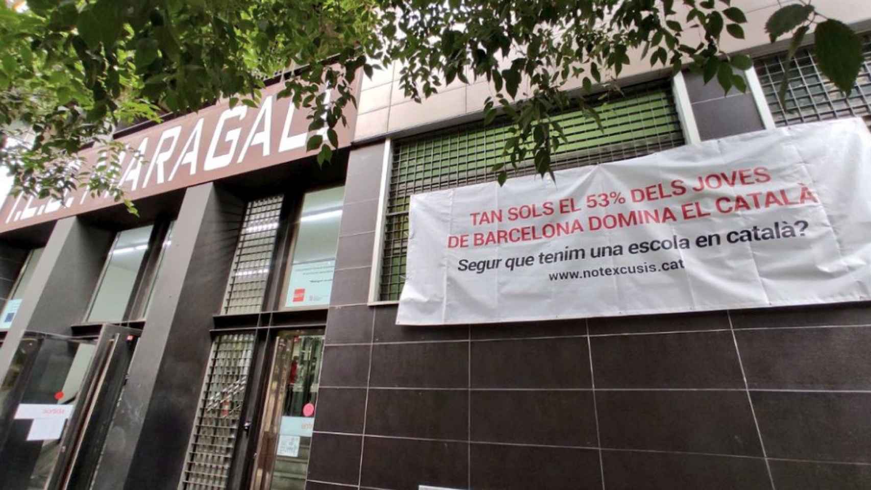 Campaña de Plataforma per la Llengua en las escuelas. S'ha Acabat / TWITTER