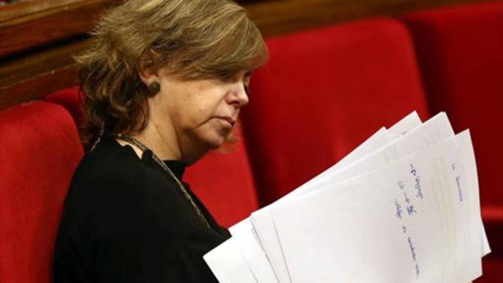 La consejera de Gobernación, Meritxell Borràs, en el Parlament / EFE