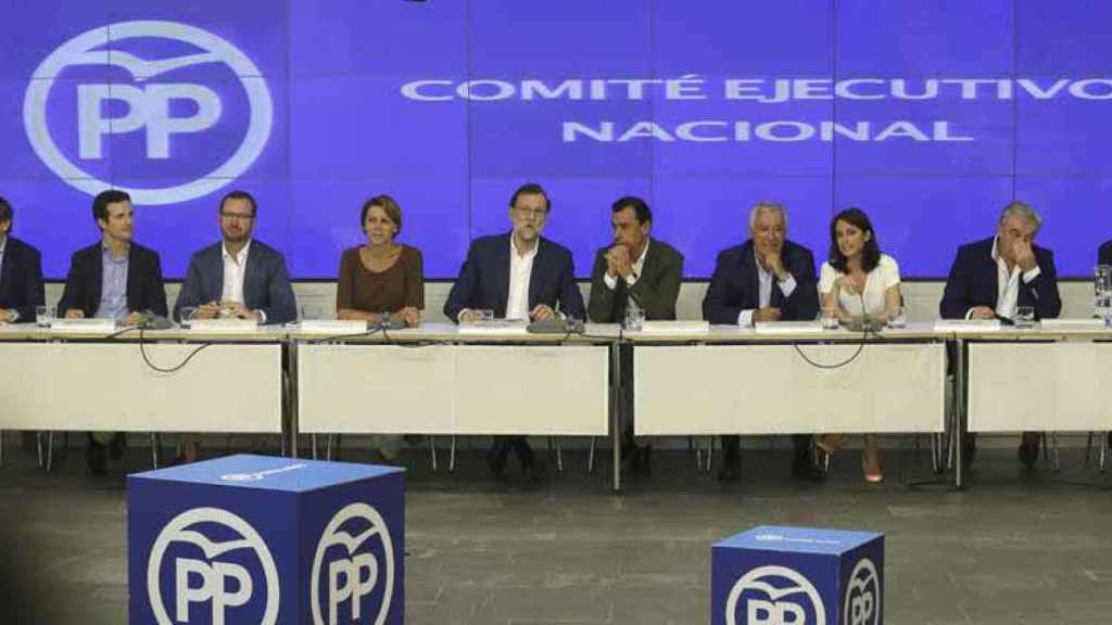 Reunión del Comité Ejecutivo Nacional del PP, presidido por el presidente por Mariano Rajoy. / EFE