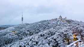 El Tibidabo, nevado / ALFONS PUERTAS / OBSERVATORI FABRA