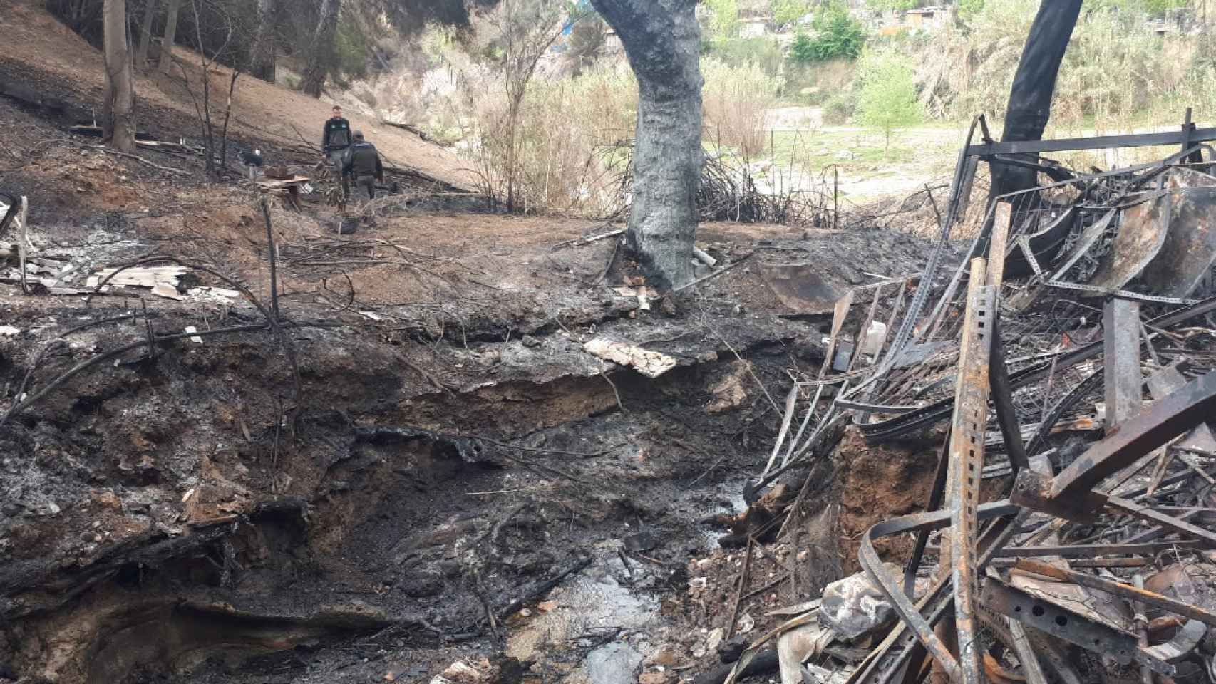 Incendio forestal de Esparraguera / MOSSOS