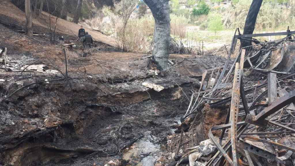 Incendio forestal de Esparraguera / MOSSOS