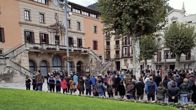 Concentración en Ripoll (Girona) para condenar el presunto asesinato de una vecina el domingo / AYUNTAMIENTO DE RIPOLL