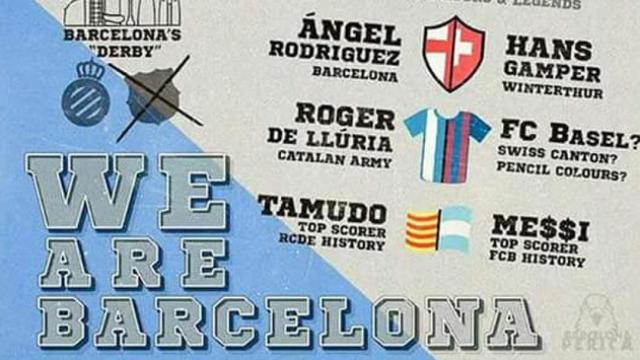 Imagen de la campaña 'We feel Samoa' de jugadores y aficionados del RCD Espanyol / CG