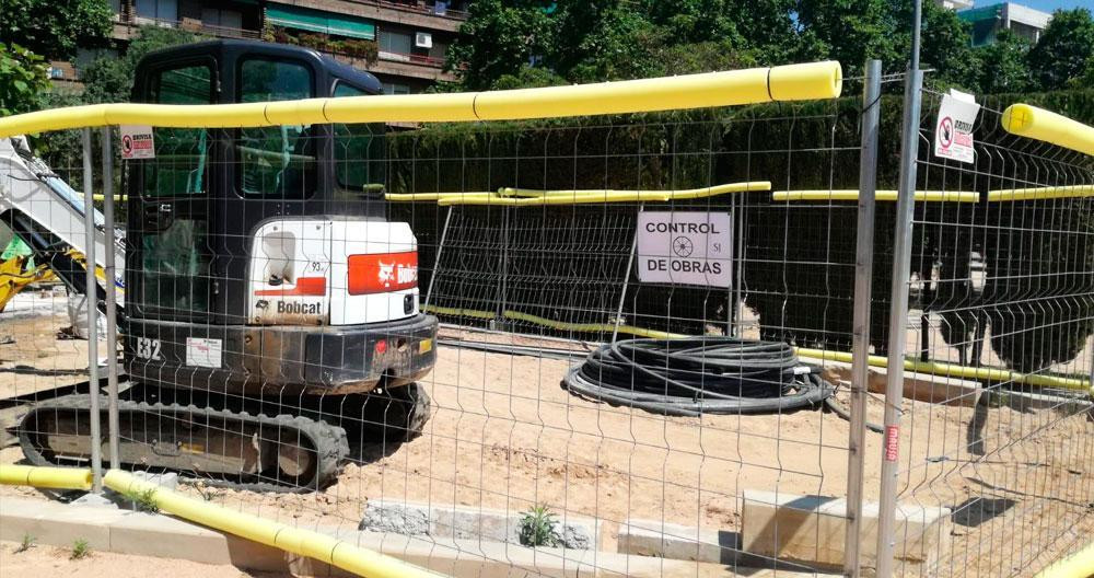 Obras municipales de los Jardines del Clot de la Mel, que vigiló un clan familiar / CG