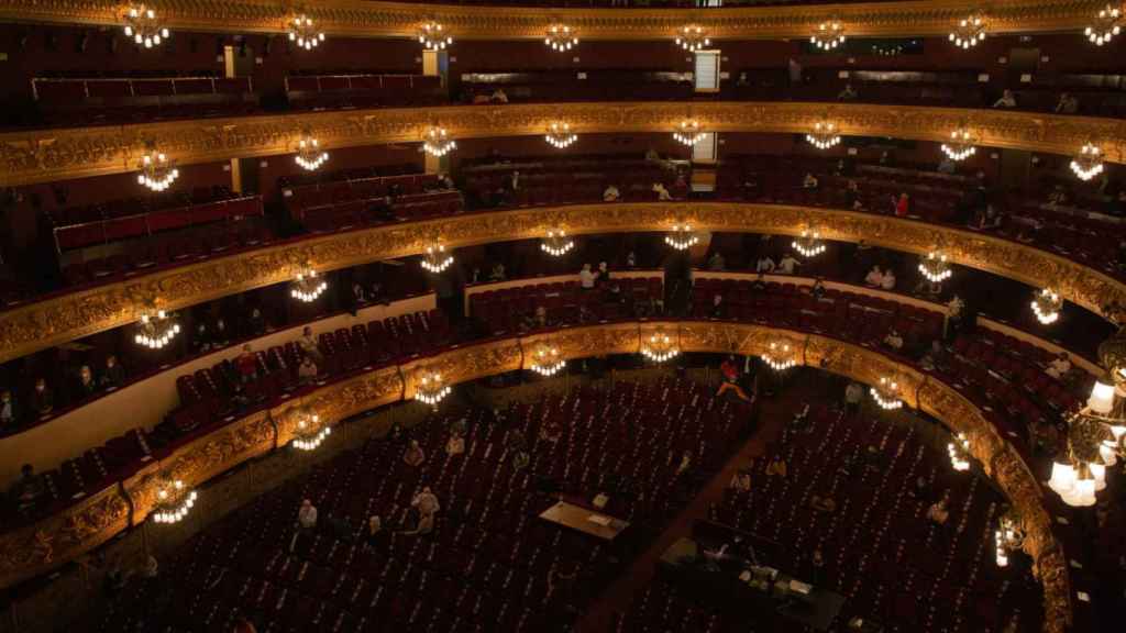 Interior del Gran Teatre del Liceu de Barcelona / EUROPA PRESS