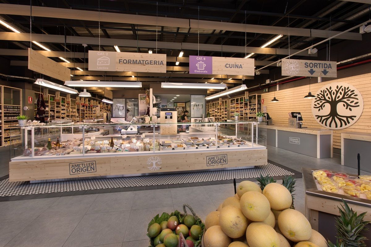 El interior de una tienda de Ametller Origen, en una imagen de archivo / CG